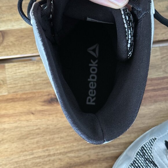 Reebok Boxing Boots shoes, Lace Up Ankle Strap Black/Silver Men’s Size 11 - Picture 5 of 16